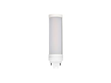 MaxLite 104736 6PLG24QCS 6 watt PL LED Retrofit Lamp to replace 13W CFL, 4-Pin (G24Q) Base, 2700K/3000K/3500K/4000K/5000K Color Selectable, 625 lumens, 50,000hr life, 120-277V, Ballast Bypass. Not for sale in California: Not Title 20 Compliant