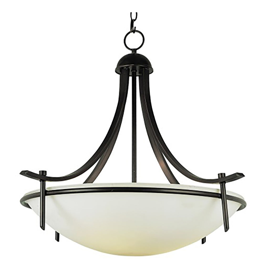 Transglobe 8178-ROB 4-Light Vitalian Collection Hanging Pendant Light Fixture, Medium (E26) Base, 120 Volt, Bronze Finish