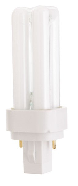 GE 97575 F9DBX23/841/ECO 9 watt Double-Tube Compact Fluorescent Lamp, 2-Pin (G23-2) base, 4100K, 550 lumens, 12,000hr life