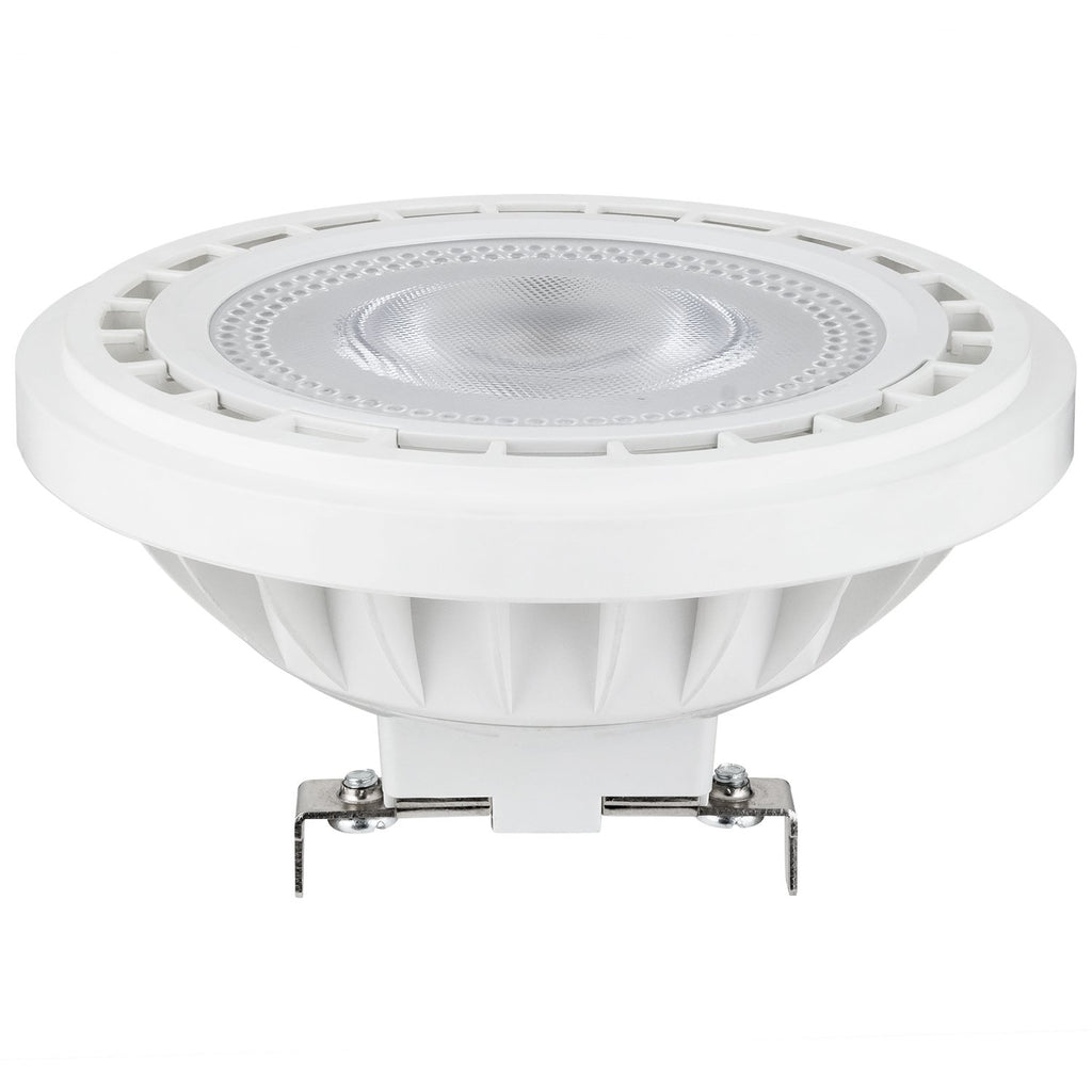 Sunlite AR111/LED/7W/30K/NFL/24D, 7 watt AR111 LED Spotlight, 24 degree, 3000K, 550 lumens, 30,000hr life, 12 volt