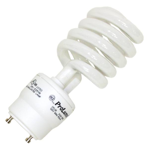 Halco 46529 CFL26/41/GU24 26 watt Self-Ballasted Spiral Compact Fluorescent Lamp, Bi-Pin (GU24) base, 4100K, 1750 lumens, 10,000hr life, 120 volt, Non-dimmable