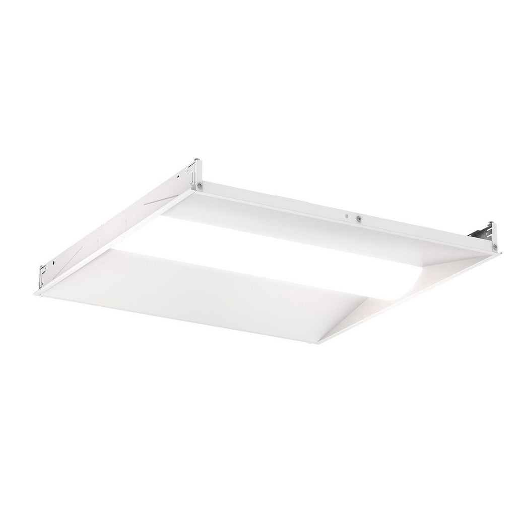 Columbia Lighting LCAT24-S-LSCS 32/42/51w LED 2x4 Contemporary Architectural Troffer, 35/40/50K Multi CCT, 3964-5874 lumens, 54,000hr life, 120-277 volt, White Finish, 0-10v Dimmable