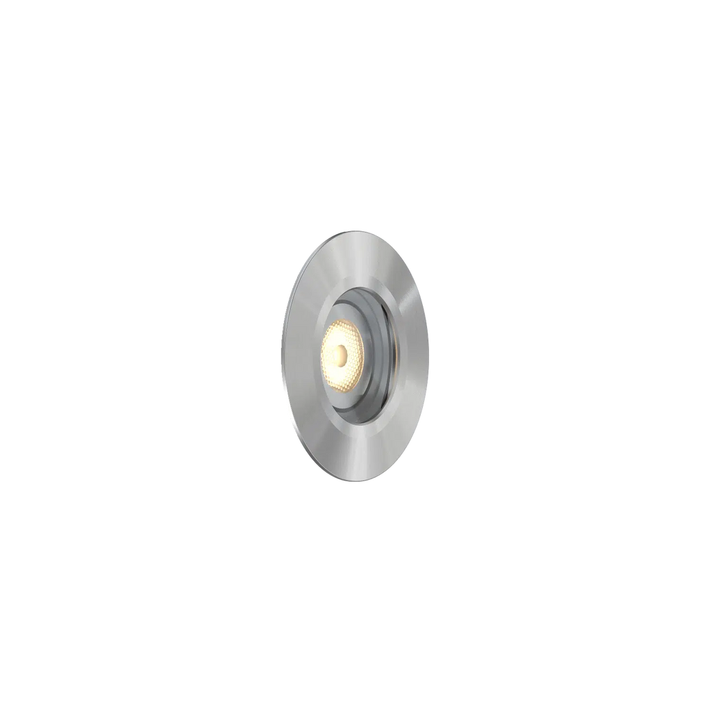 MP Lighting L03-2W30H-NF0-A-NB15S6 2 watt LED Submersible In-Grade LIght Fixture,  3000K, 220 lumens, 50,000hr life, Dimming, Stainless Steel Finish