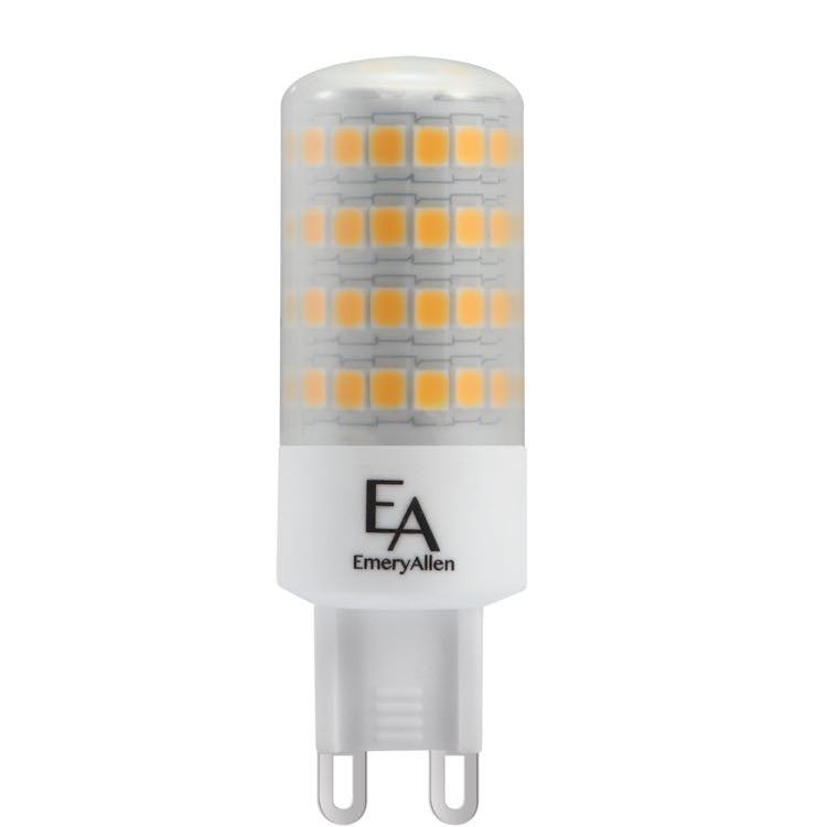 Emery EA-G9-5.0W-001-309F-D  5 watt LED Retrofit Lamp to replace 60W Halogen, Looped-Pin (G9) base, 3000K, 550 lumens, 25,000hr life, 120 volt, Dimming
