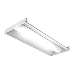 Westgate LTR-2X4-50W-40K-D 2' x 4' Grid 50 watt LED Volumetric Troffer Fixture, 4000K, 5500 lumens, 50,000hr life, 120-277 volt, 0-10V Dimming, White Finish