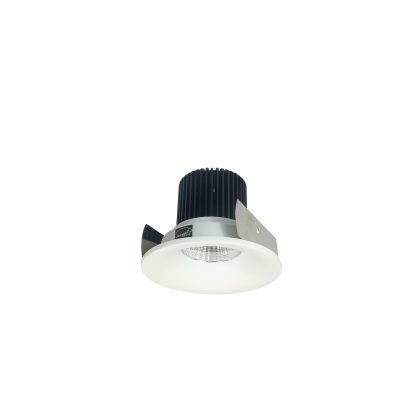 Nora NIOB-2RNB30XWW 14 watt LED 2" Round Downlight, 3000K, 800 lumens, 50,000hr life, Dimming, White Finish