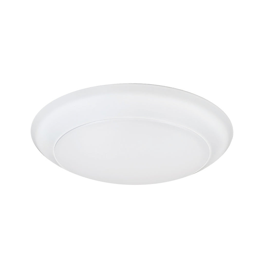 Nora NLOPAC2-R6509T2430W, 6" AC Opal LED Surface Mount, 1100lm / 16.5W, 3000K, Dimmable, White finish