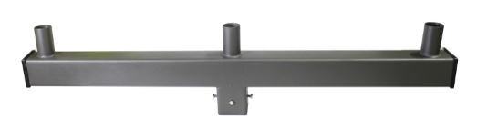 Westgate PSS4TRVTZ  Triple Square Vertical Tenon for 4" Square Pole, Slips 2-3/8" Vertical Tenon, Three 2-3/8" Vertical Tenons In-Line, Bronze Finish