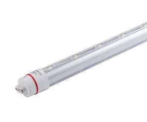 Keystone KT-LED21T8-48P2S-840-D /G2 21 watt T8 LED 48" Linear Tube Lamp, Recessed Double Contact (R17d) Base, 4000K, 2500 lumens, 50,000hr life, 120-277 Volt, Ballast Bypass