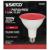 Satco S29480 11.5PAR38-LED-90°-RED 11.5W LED PAR38 Red Flood Bulb, Medium Base (E26), 15,000hr life, 120 volt, Dimmable, 90° Degree Beam