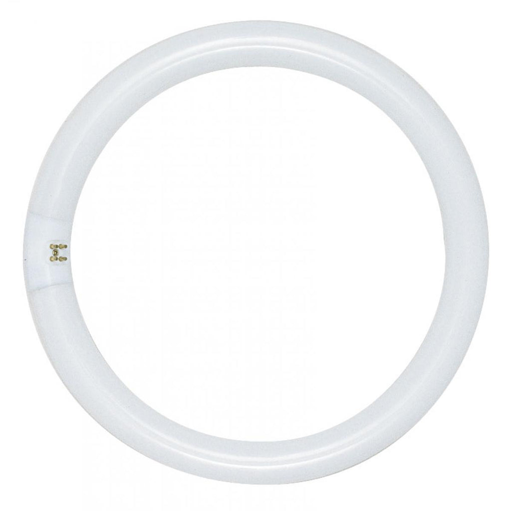 Satco S2954 FC16T9/WW 40 watt T9 Circline Fluorescent Lamp, 16in. diameter, 4-Pin (G10q) base, 3000K, 3100 lumens, 12,000hr life