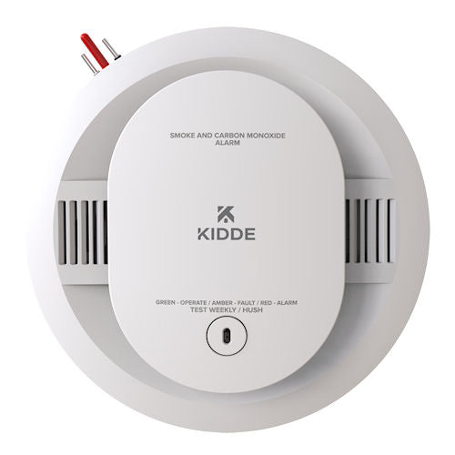 Kidde SMACFEX (21033081) Harwired Smoke Alarm with (2) AA Battery Backup Included, Interconnected, Slef Testing, 10 year life expectancy