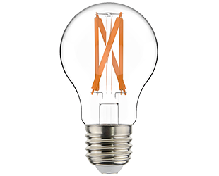 Rab A19-9-E26-950-F-C 9 watt A19 LED Clear Filament Lamp, Medium (E26) Base, 5000K, 800 lumens, 15,000hr life, 120 Volt, Dimming