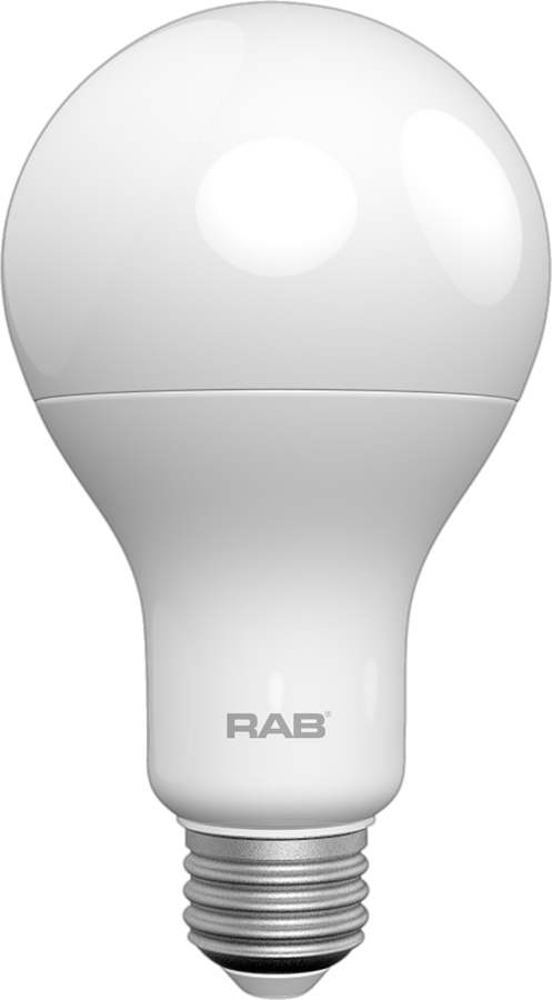 Rab A21-17-E26-940-DIM E26 CRI90 4000K Dim LED bulb A21 17W 100EQ 1600lm Lamp