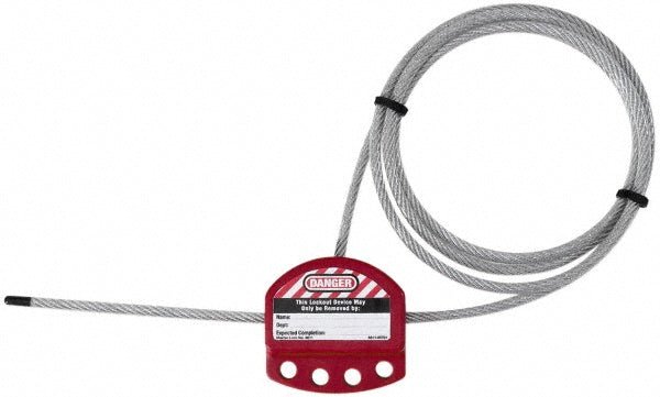 AccuformNMC CABLO 6' Cable Length, 4 Lockout Points, Cable Lockout - Lighting Supply Guy