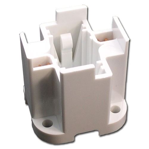 H&M LH0172 4-Hole Mount Offset 2-Pin (G24d-3/GX24d-3) base 26W or 32W CFL Socket