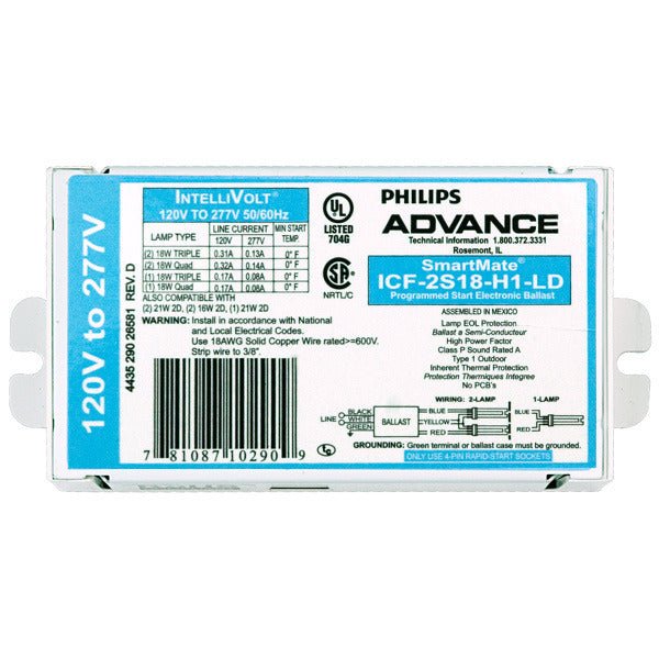 Advance ICF2S18H1LDK Ballast - Lighting Supply Guy