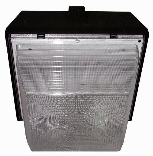 Ark Lighting ASM12 - 150MH - MT - BZ 12in. Square Cast Aluminum Ceiling Fixture, ..With 150 watt Metal Halide Ballast, Bronze Finish and Clear Polycarbonate Prismatic Lens, Includes 150w MH Lamp - Lighting Supply Guy