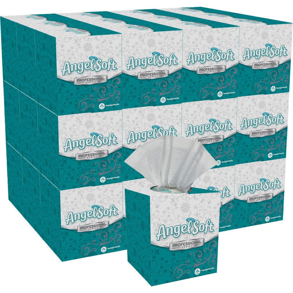 Arrow Pneumatics, Inc. 46580 Angel Soft Professional Series 2 - Ply Facial Tissue, Cube Box - Lighting Supply Guy