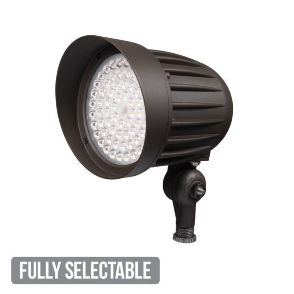 Atlas Lighting ORBSEL1 - 3L - 4000K 9/16/24w Selectable Wattage and CCT LED Bullet Flood Light - Lighting Supply Guy