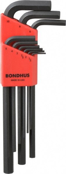 Bondhus 12199 9 Piece L - Key Hex Key Set - Lighting Supply Guy
