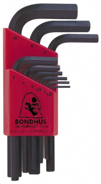 Bondhus 12299 9 Piece L - Key Hex Key Set - Lighting Supply Guy