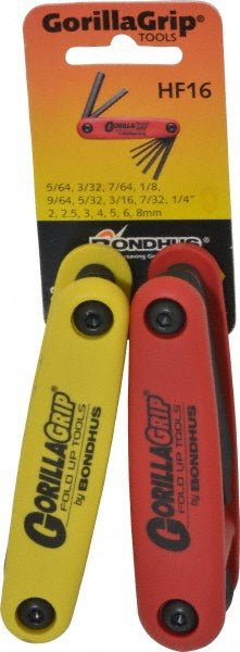 Bondhus 12522 16 Piece Fold - Up Hex Key Set - Lighting Supply Guy