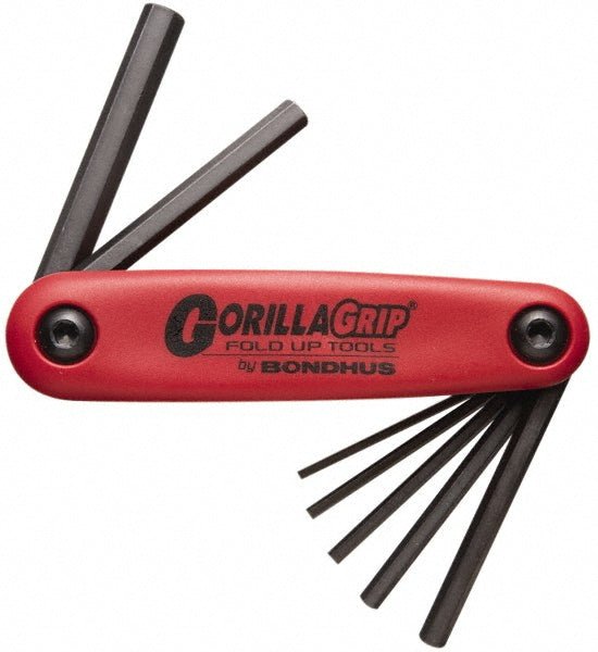 Bondhus 12592 7 Piece Fold - Up Hex Key Set - Lighting Supply Guy