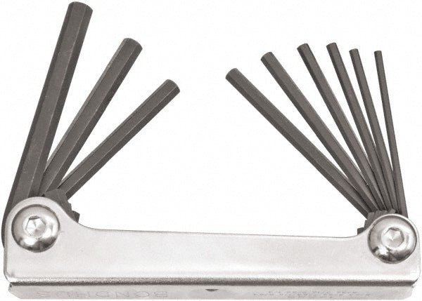 Bondhus 14589 9 Piece Fold - Up Hex Key Set - Lighting Supply Guy