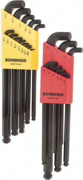 Bondhus 20599 22 Piece L - Key Ball End Hex Key Set - Lighting Supply Guy