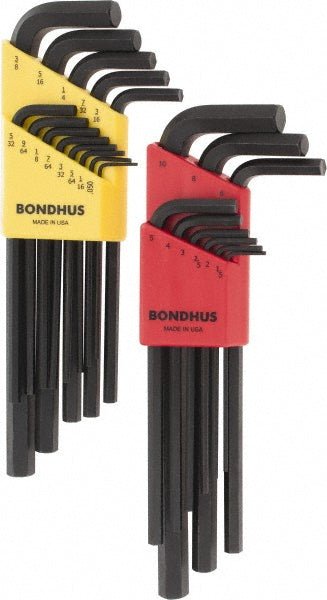 Bondhus 22199 22 Piece L - Key Hex Key Set - Lighting Supply Guy