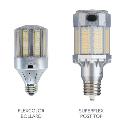 Light Efficient Design LED-8029E345-A-FW 12W/18W/24W Wattage Selectable LED HID Retrofit Light Bulb, Medium (E26) Base, 3000K/4000K/5000K Color Selectable, 3360 lumens, 50,000hr life, 120-277 Volt, Dimming