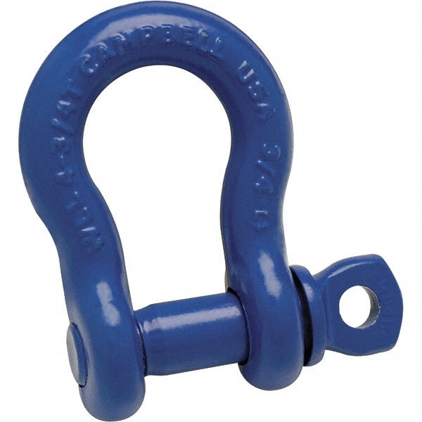 Campbell 5410805 Anchor Shackle: Screw Pin, 4,000 lb Working Load Limit - Lighting Supply Guy