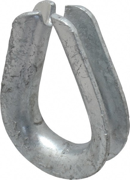 Campbell 6260203 Wire Rope Thimble Clip: 3/8" Rope Dia, Steel - Lighting Supply Guy