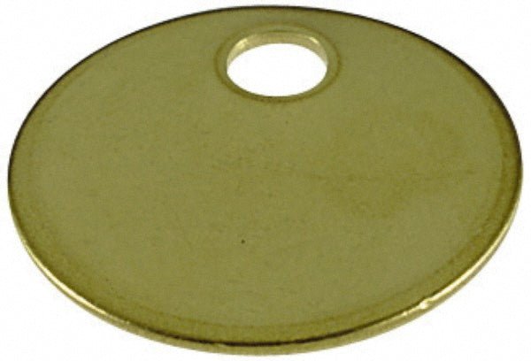 C.H. Hanson 41881 Blank Tag: Round, Aluminum - Lighting Supply Guy