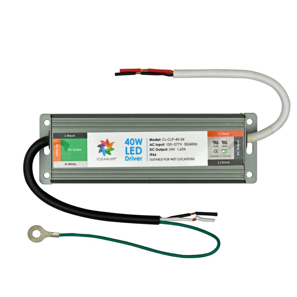 Cleanlife CL - CLP - 40 40w LED Constant Voltage Driver - Lighting Supply Guy