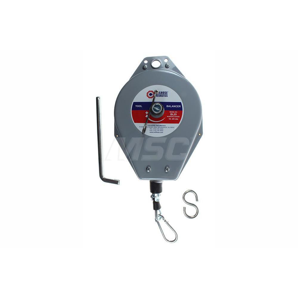 Coilhose Pneumatics BL25 Tool Balancer: 25 lb Max Load, 8' Cable Length - Lighting Supply Guy
