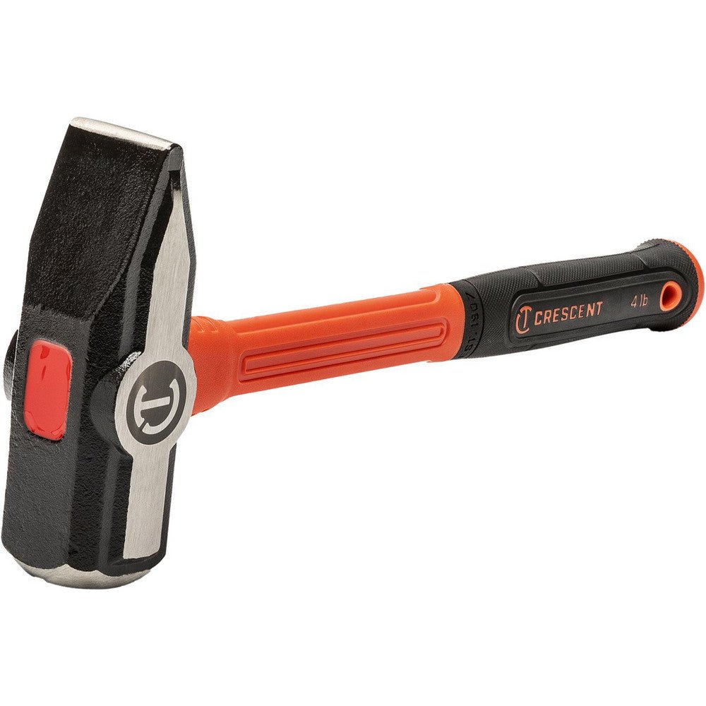 Crescent CHFBS64 Trade Hammers; Head Weight (Oz): 64 ; Head Material: Steel ; Handle Color: Red; Black ; Handle Length: 11 ; Head Length: 5 ; Head Width: 1.7500 - Lighting Supply Guy