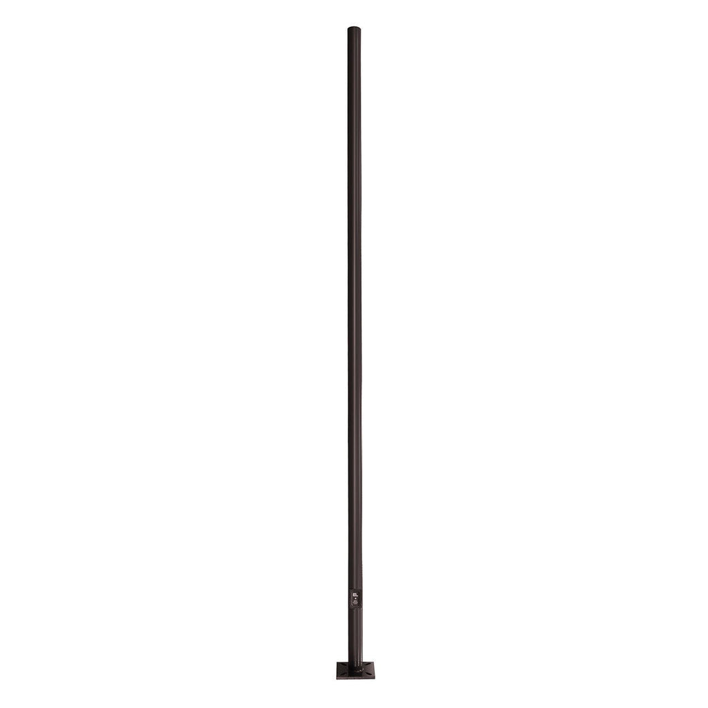 Custom P - RSS8X3 - DB - 14G - BZ 8ft. x 3in. Round Straight Steel Pole, Direct Burial, 14 Gauge, Bronze Finish - Lighting Supply Guy