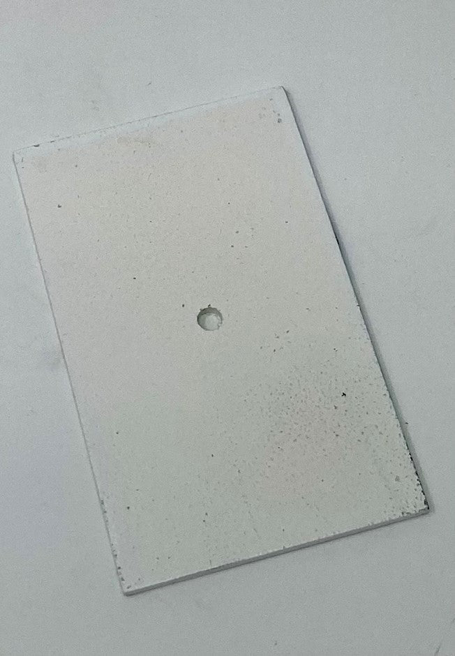 Custom PHC - ABS - 3X5RECHHCWH 3in. X 5in. Rectangular ABS Hand Hole Cover Plate, White with aluminum bracket & screw - Lighting Supply Guy