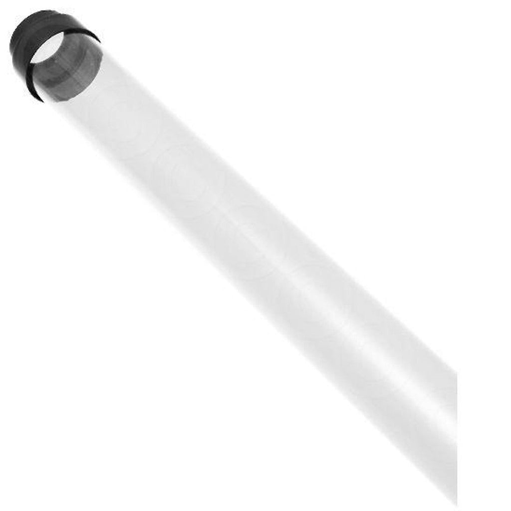 Custom TG96T10/CL 8ft. T10 Tube Guard and End Cap, Clear - Lighting Supply Guy