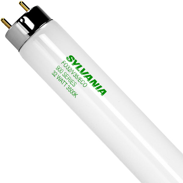 Sylvania 22437 FO32/V35/ECO 32 watt T8 Linear Fluorescent Lamp, 48" length, Medium Bi-Pin (G13) base, 3500K, 2450 lumens, 22,500hr life. Sold online in cases of 30. Call or email for &lt; case qty.