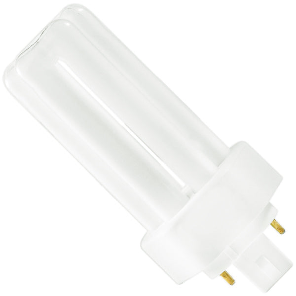 Sylvania 20879 CF26DT/E/827 26 watt Triple-Tube Compact Fluorescent Lamp, 4-Pin (GX24q-3) base, 2700K, 1800 lumens, 12,000hr life, MOL 5.02"