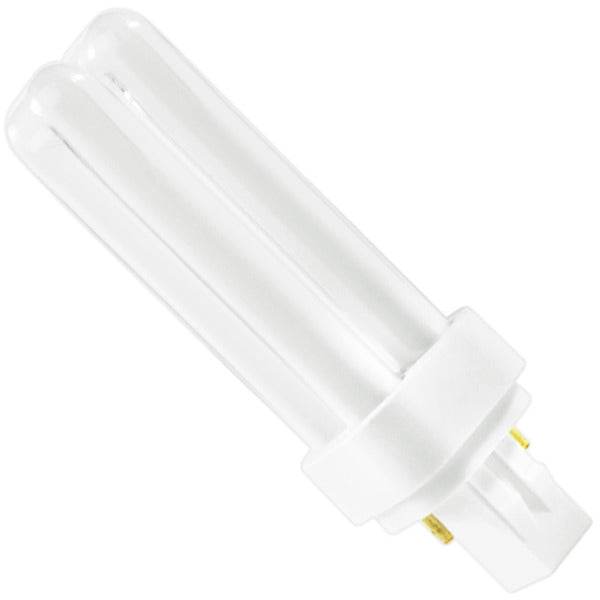 Sylvania 21118 CF13DD/835 13 watt Double-Tube Compact Fluorescent Lamp, 2-Pin (GX23-2) base, 3500K, 780 lumens, 10,000hr life, MOL 4.65"