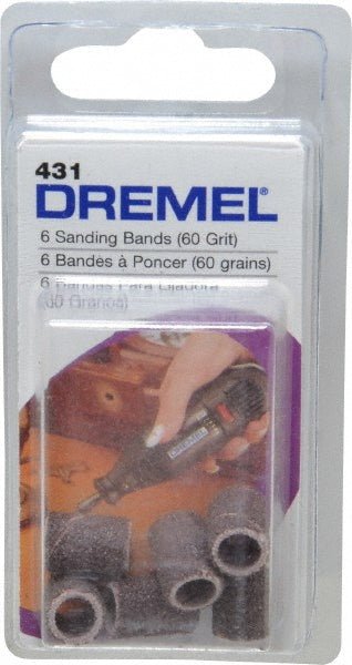 Dremel 431 Spiral Band: Aluminum Oxide, 60 Grit, Medium Grade - Lighting Supply Guy