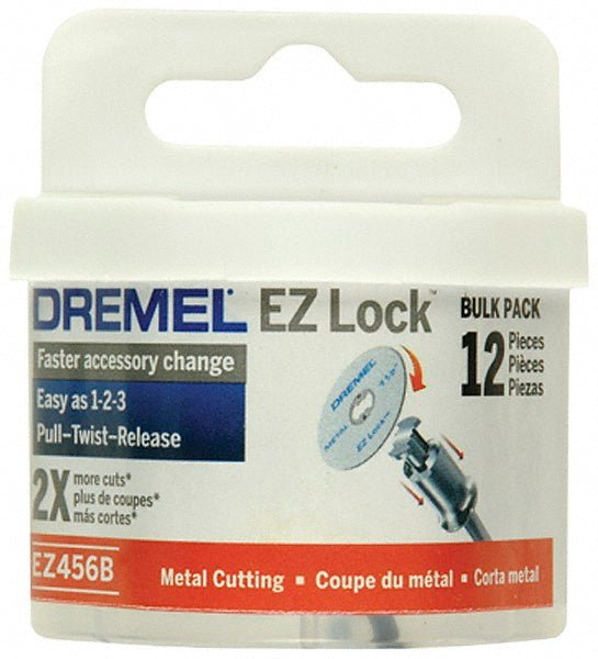Dremel EZ456B - 01 Cutoff Wheel: 1 - 1/2" Dia, 0.045" Thick, 1 - 1/2" Hole, Aluminum Oxide - Lighting Supply Guy