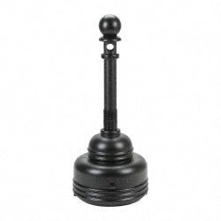 Eagle 1206BLACK 5 Qt Polyethylene Cigarette & Cigar Receptacle - Lighting Supply Guy