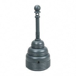 Eagle 1208GRAY 4 Gal Polyethylene Cigarette & Cigar Receptacle - Lighting Supply Guy