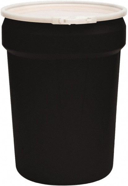 Eagle 1601BLK Open Head Drum: 30 gal, Black - Lighting Supply Guy