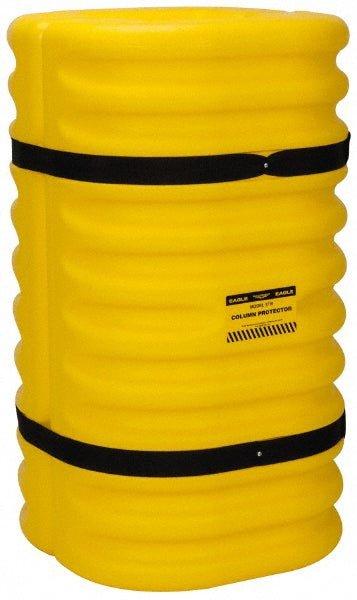 Eagle 1710 Column Protector: Polyethylene, 24" Wide, 24" Long, 42" High - Lighting Supply Guy